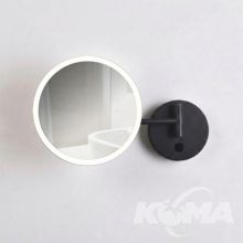 Boan lusterko łazienkowe podświetlane led 7W 3000K/4000K IP44 czarne